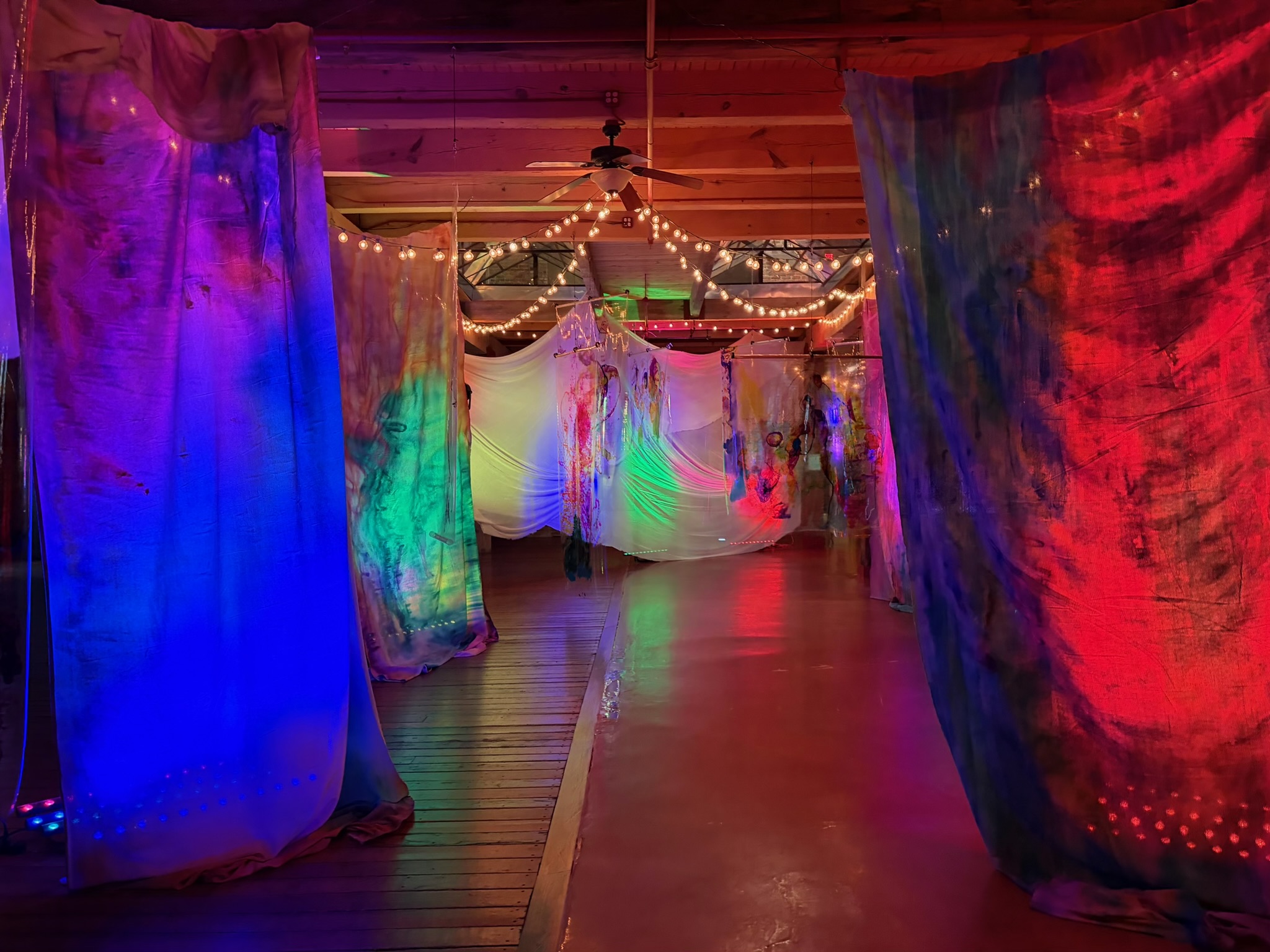 waterfall portals rebirth installation photos by Brooks Bahnsen gallery 